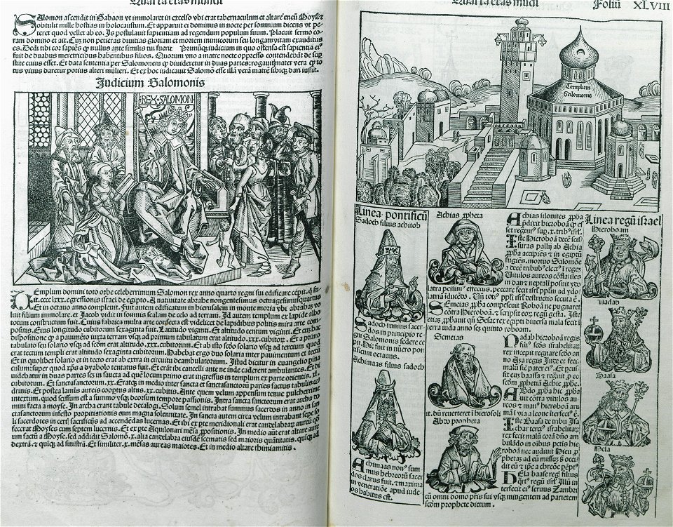 Solomon's Temple in Jerusalem High priests of Israel - Schedell Hartmann - 1493