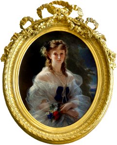 Sophie Troubetskoï, Duchesse de Morny, 1863 (découpée)
