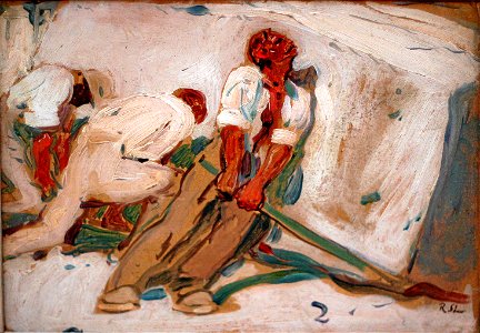 Robert Sterl - Studie zu Die Steinbrecher