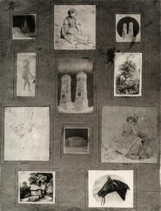 Steinheil und Kobell - Frühe photographische Versuche auf einem originalen Tableau, München (Zeno Fotografie)