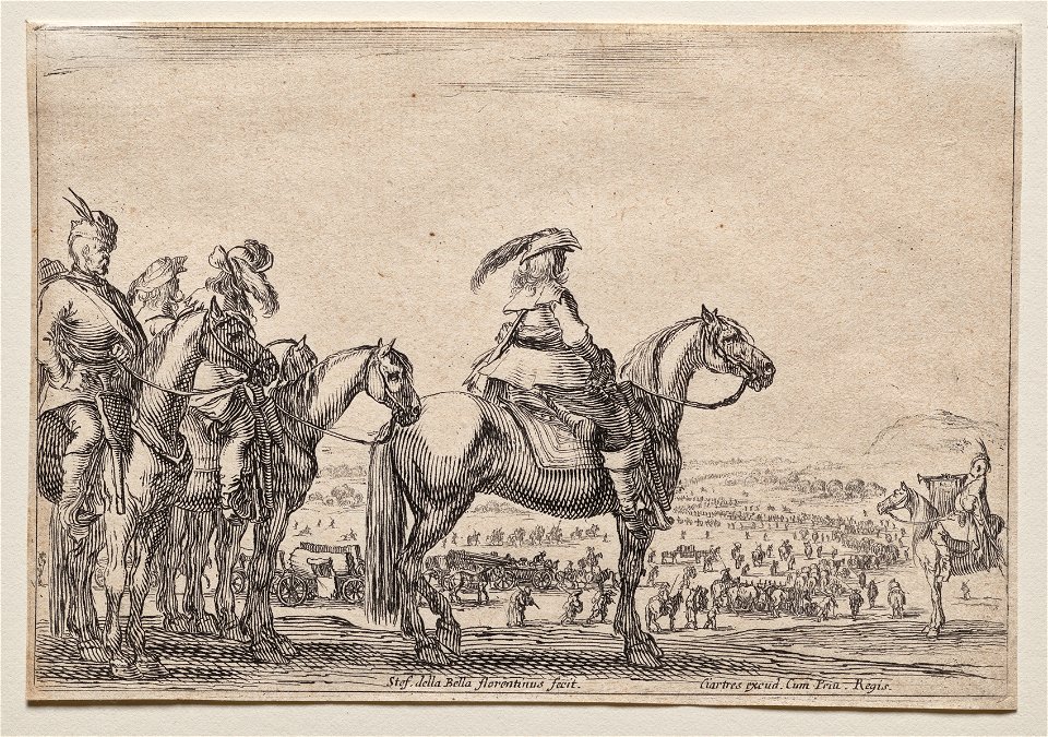 Stefano Della Bella (Italian, 1610-1664) - An Enemy on the March - 2015.110 - Cleveland Museum of Art