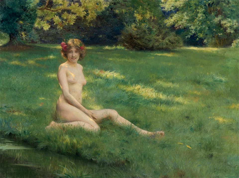 Julius LeBlanc Stewart - Un Nu sur la pelouse