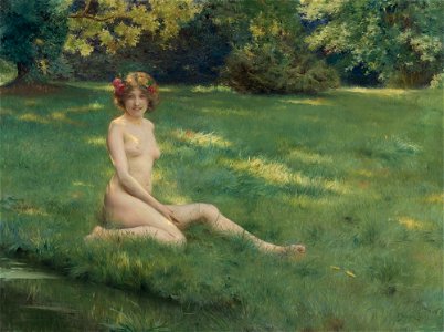 Julius LeBlanc Stewart - Un Nu sur la pelouse