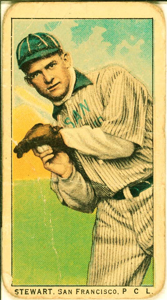 Stewart, San Francisco Team, baseball card portrait LCCN2008677340