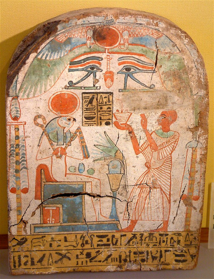 Stele Ra-Horakhty Louvre N3795-Egypte louvre 047 stele