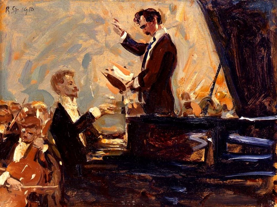 Skrjabin and Kussewitzky by Sterl