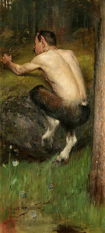 Stephan Kern Faunus im Wald