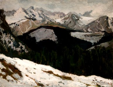 Stefan Filipkiewicz - Thaw in the Tatra Mountains - MNK II-b-1079 - National Museum Kraków