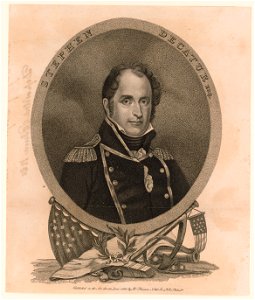 Stephen Decatur, Esq. - painted by Mrs. Plantou a few days before his death ; engraved by C. Goodman & R. Piggot. LCCN2012645332