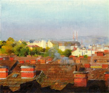 Sternfeld–View of roofs and houses