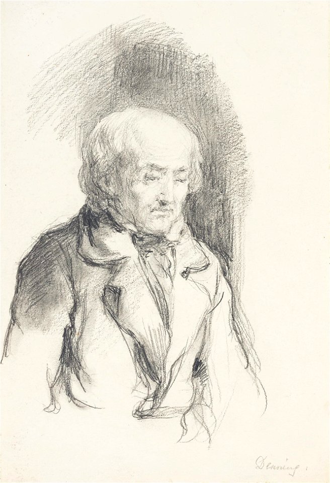 Stephen Poyntz Denning - Study of a seated man - Denning-98699