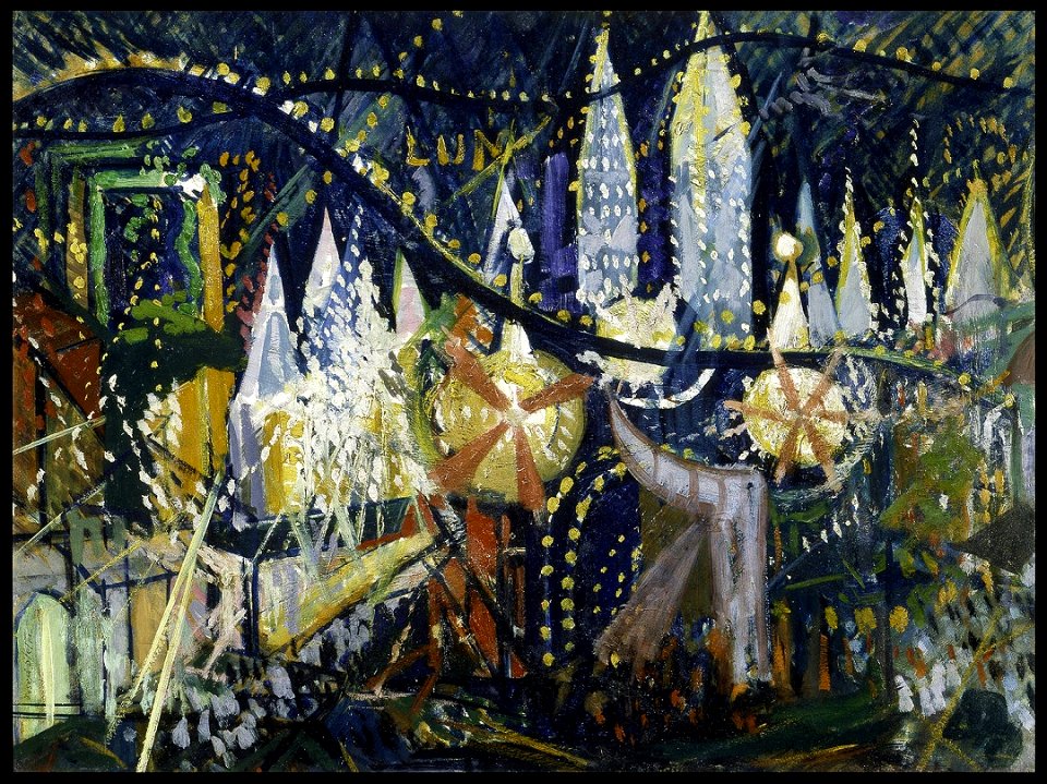 Joseph Stella luna-park-1913