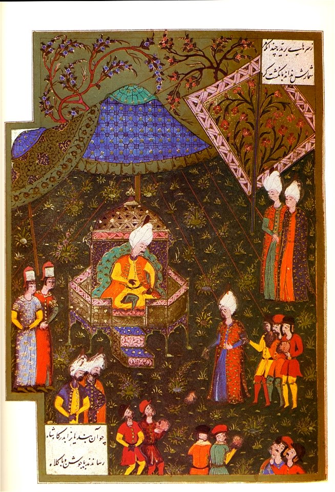 Suleiman I after the capture of Buda, 1529