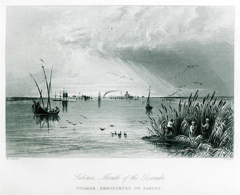Sulima, Mouth of the Danube Sulimeh, Embouchure du Danube - Pardoe Julia - 1839