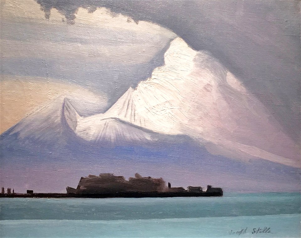 'Vesuvius III' by Joseph Stella, oil on canvas