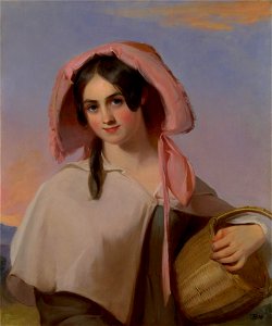 Thomas Sully - Elizabeth Cook (Mrs. Benjamin Franklin Bache) as The Country Girl - 1943.71 - Yale University Art Gallery
