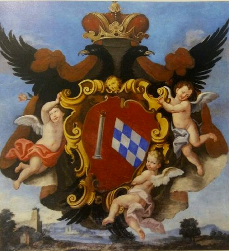 Stemma Matrimoniale Colonna - Tomacelli