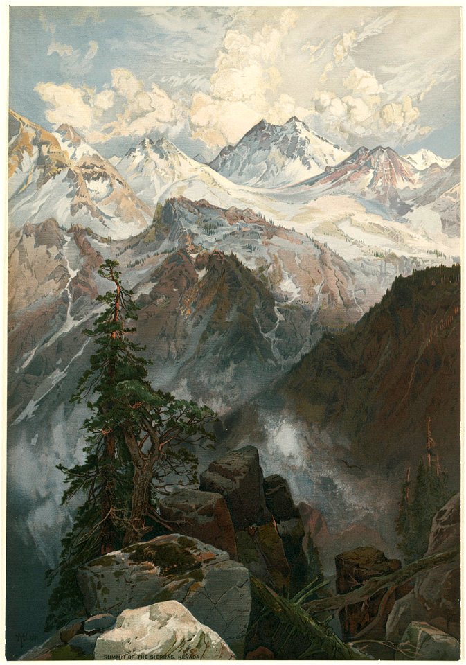 Summit of the Sierras, Nevada 2 (Boston Public Library)