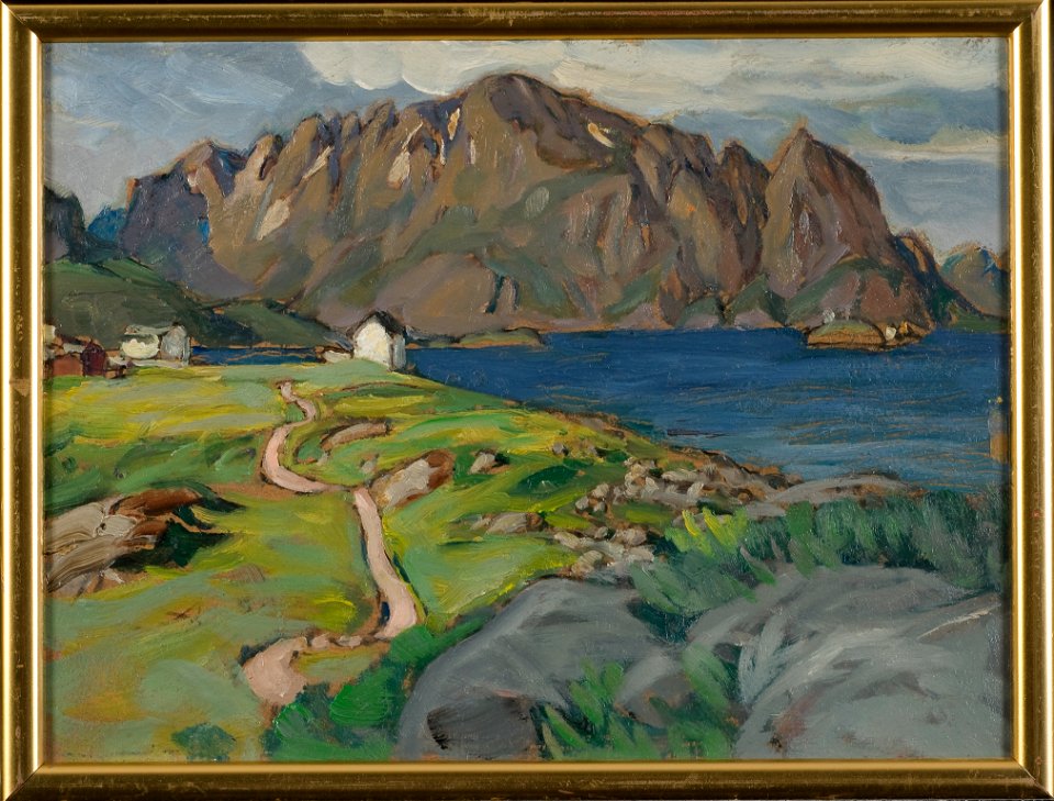 Summer, Store Molla. Study from Lofoten (Anna Boberg) - Nationalmuseum - 20523