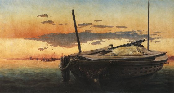 Sunset at Shibaura by Takahashi Yuichi (Kotohira-gu)