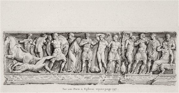 Sur une porte à Ephèse - Choiseul-gouffier Gabriel Florent Auguste De - 1782