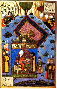 Suleiman gives back the Holy Crown to Szapolyai