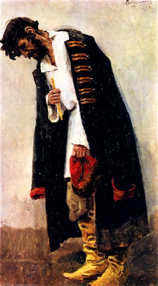 Surikov Strelets bidding farewell to the people 1879 gtg