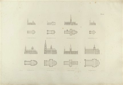 Sulpiz Boisserée, Ansichten, Risse und einzelne Theile des Doms von Köln, Tafel 17