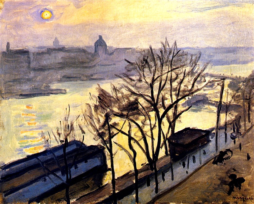 Sun over Paris Albert Marquet (1910)