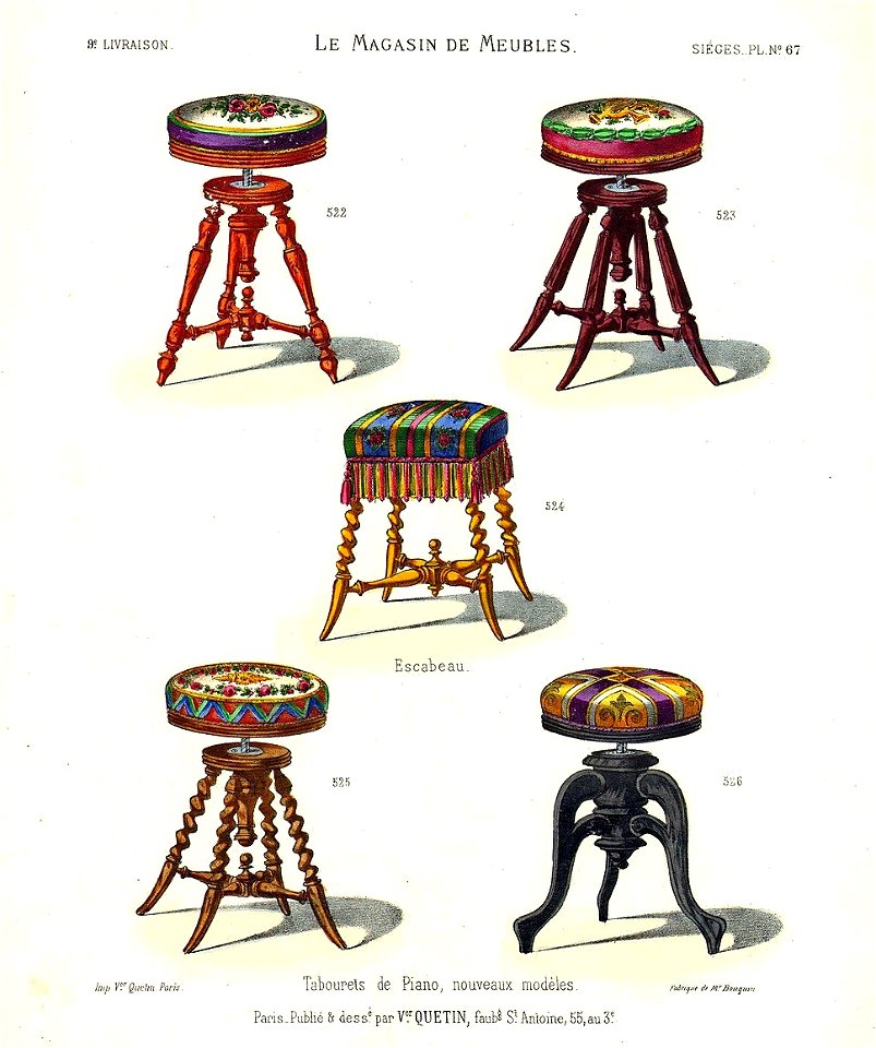 Tabourets de piano