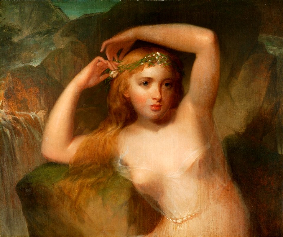 Sea Nymph by Thomas Sully, c 1830-1840s