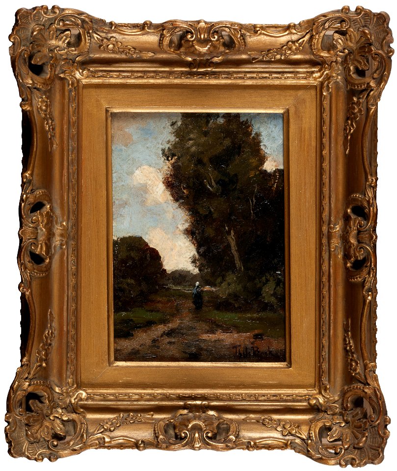 T.E.A. de Bock - Landschap met bomen - E347 - Cultural Heritage Agency of the Netherlands Art Collection