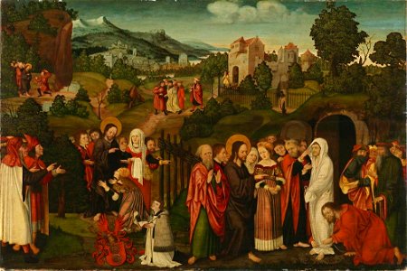 Süddeutsch um 1530-40 - Auferweckung des Lazarus - 13269 - Bavarian State Painting Collections