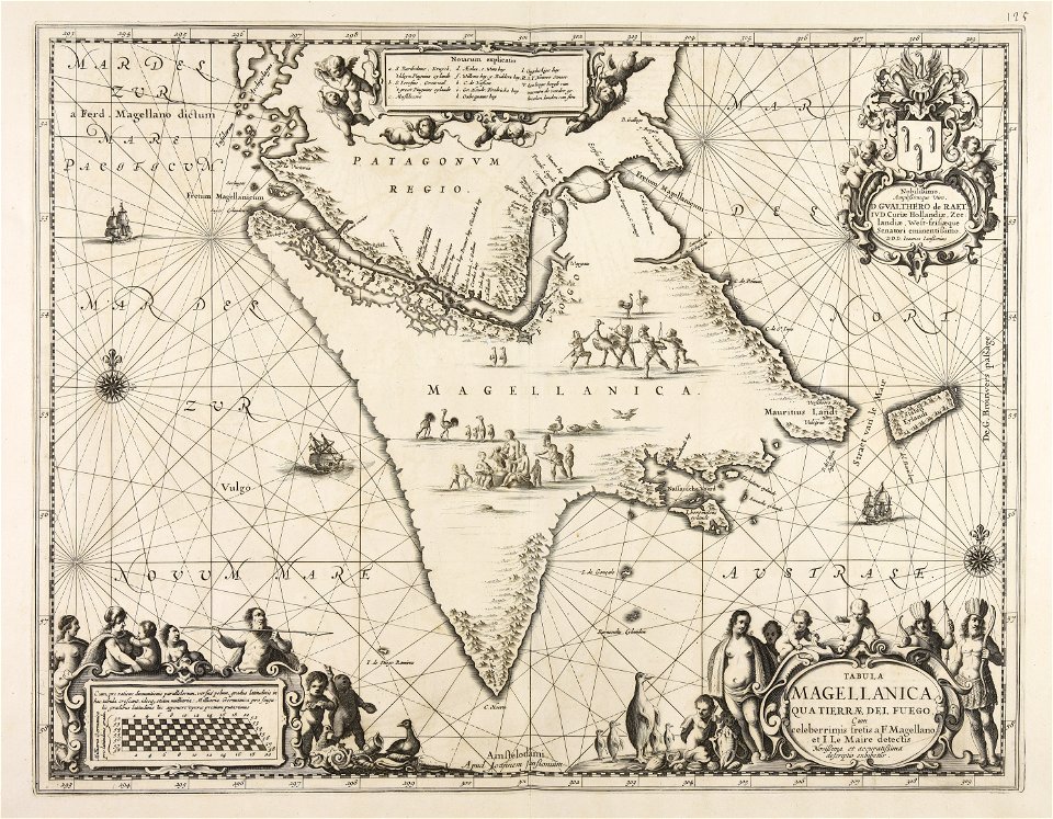 Tabula magellanica, qua Tierrae del Fuego, cum celeberrimis fretis a F.... - CBT 6625081