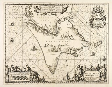 Tabula magellanica, qua Tierrae del Fuego, cum celeberrimis fretis a F.... - CBT 6625081