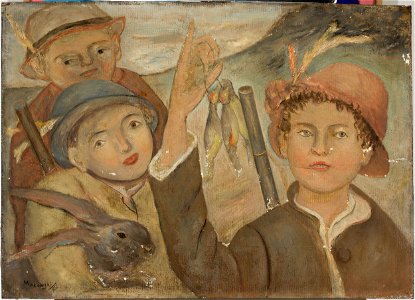Tadeusz Makowski - Hunting game - MPW 3194 MNW - National Museum in Warsaw