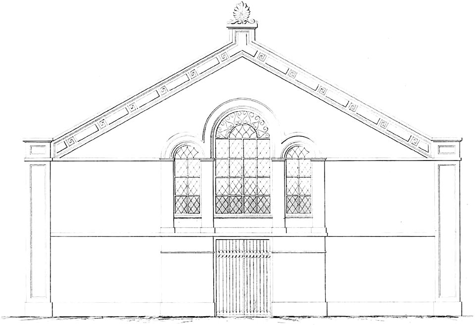 T. Romein Nieuwe manege Leeuwarden voorgevel