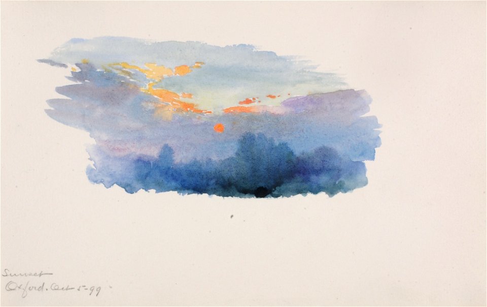 Sunset, Oxford-1983.83.187 1