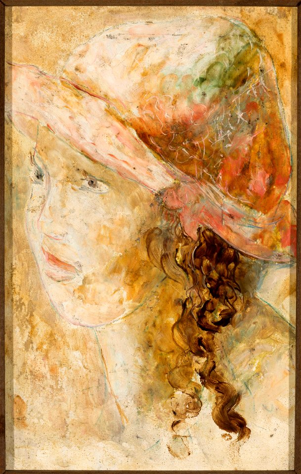 Tadeusz Makowski - Głowa dziewczynki w lokach - MPW 2355 MNW - National Museum in Warsaw