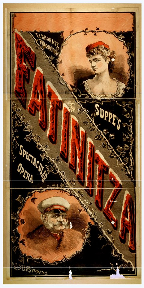 Suppe's Fatinitza elaborate production - spectacular opera. LCCN2014636001
