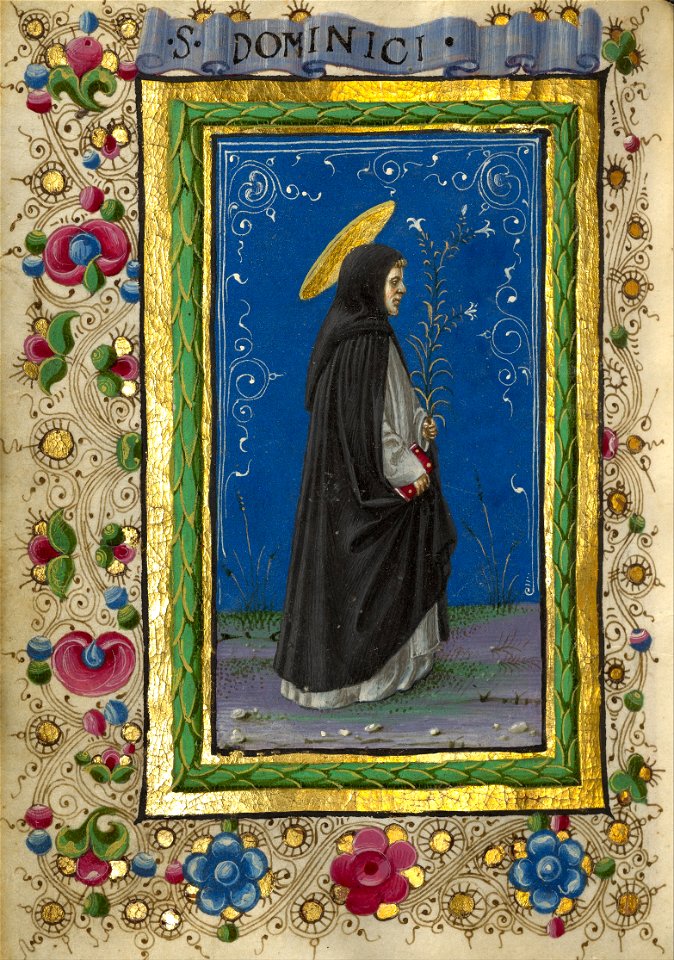 Taddeo Crivelli (Italian, died about 1479, active about 1451 - 1479) - Saint Dominic - Google Art Project