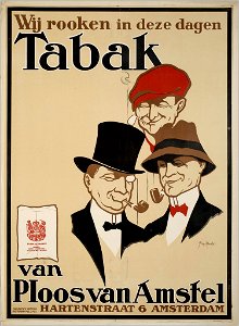 Tabak van Ploos van Amstel. Free illustration for personal and commercial use.