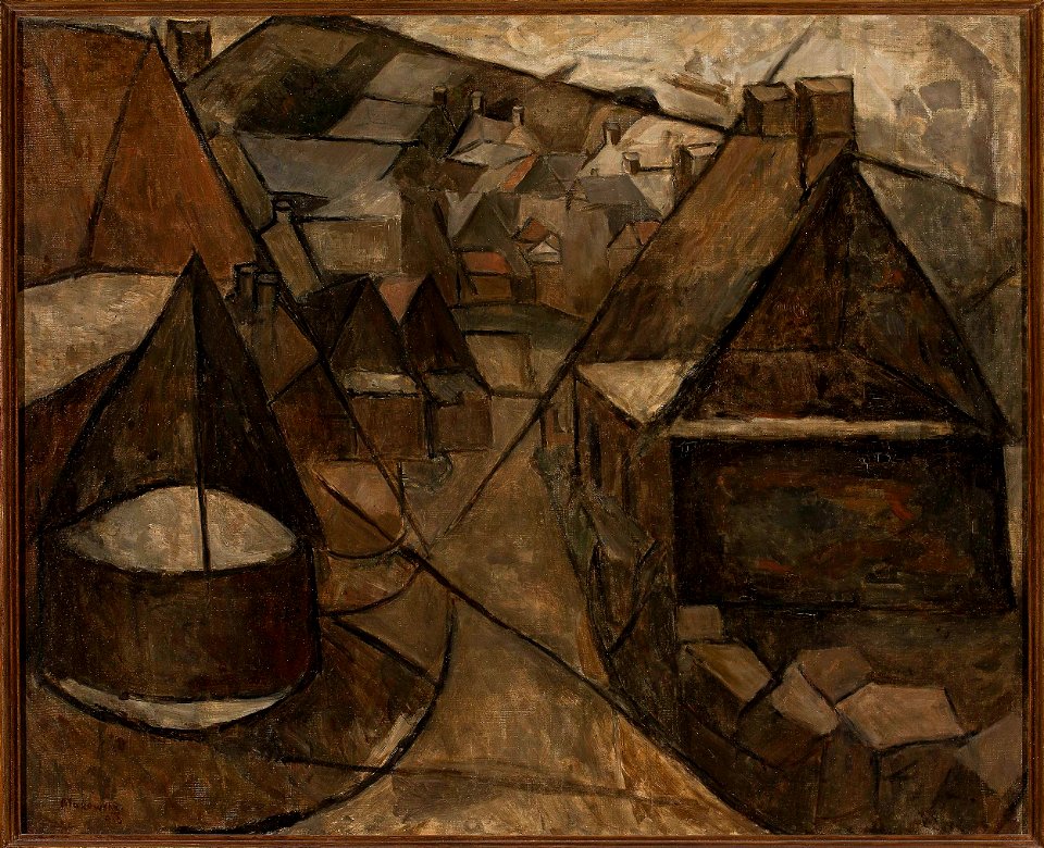 Tadeusz Makowski - Breton landscape with a well - MPW 2444 MNW - National Museum in Warsaw