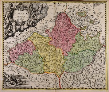 Tabula generalis Marchionatus Moraviae in sex Circulos divisae - CBT 5664694
