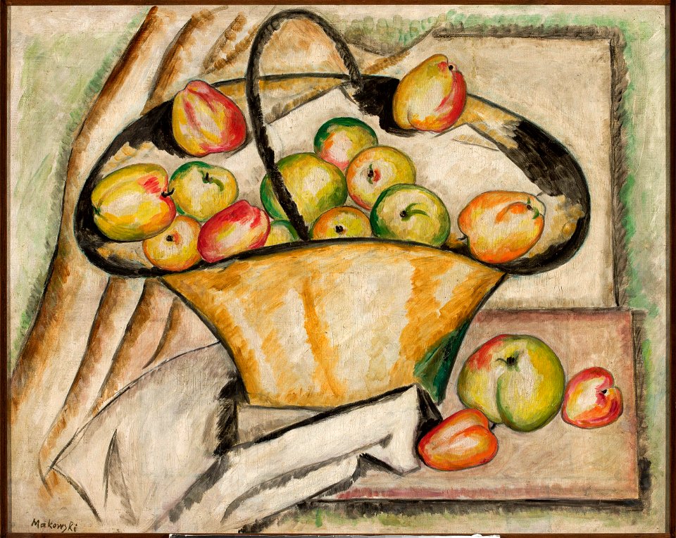 Tadeusz Makowski - Basket with apples - MPW 2748 MNW - National Museum in Warsaw