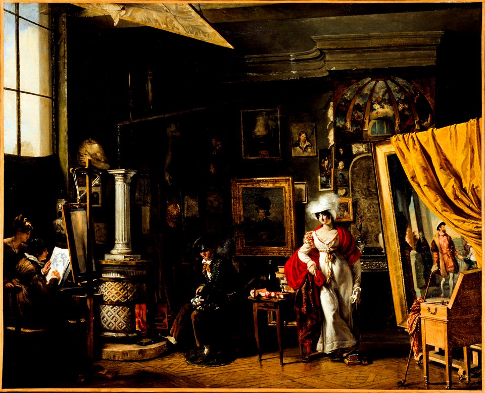 T. B. Bitter - L'atelier du peintre T B Bitter (1781-1832) - P1026 - Musée Carnavalet