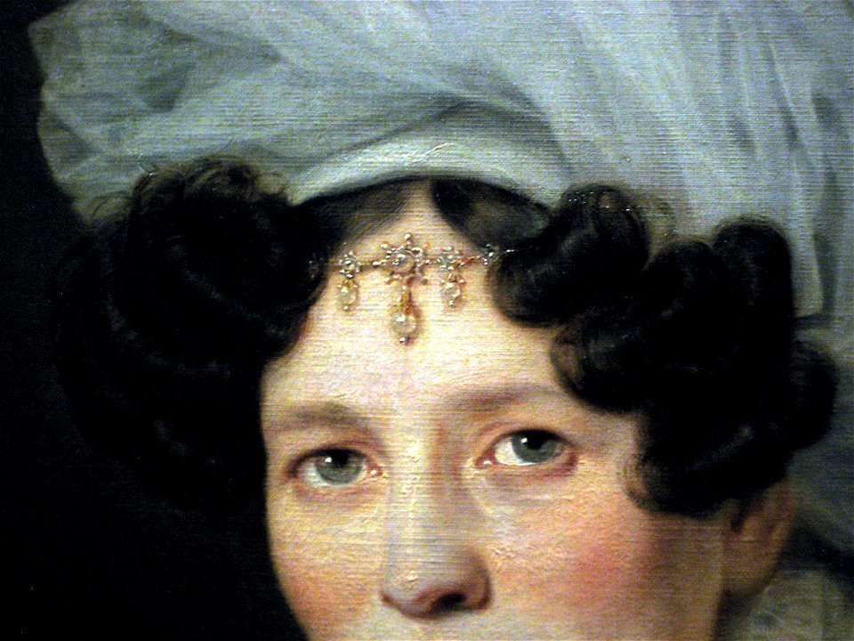 T.V.Golitsyna by F.N.Riss (1835, GIM) detail 01. Free illustration for personal and commercial use.