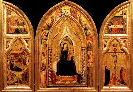 Taddeo Gaddi - Triptych (interior) - WGA8395