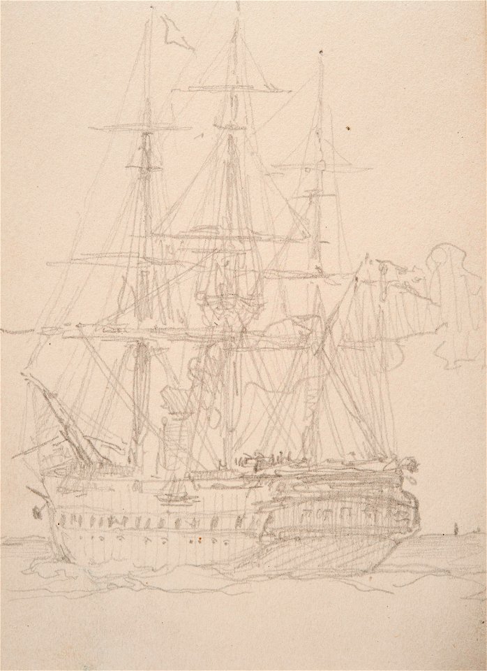 Teckning - Sjöhistoriska museet - SB 190 2