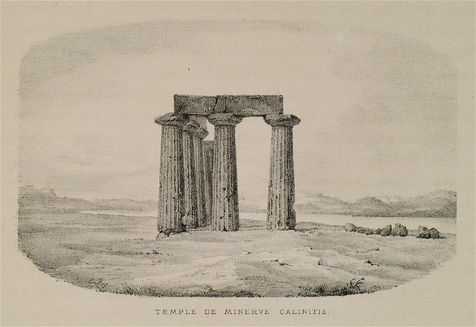 Temple de Minerve Calinitis - Rey Etienne - 1867